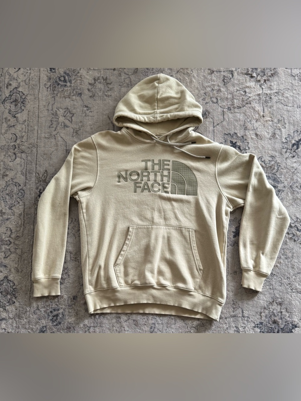 The North Face Men's Crewneck Hoodie in Beige